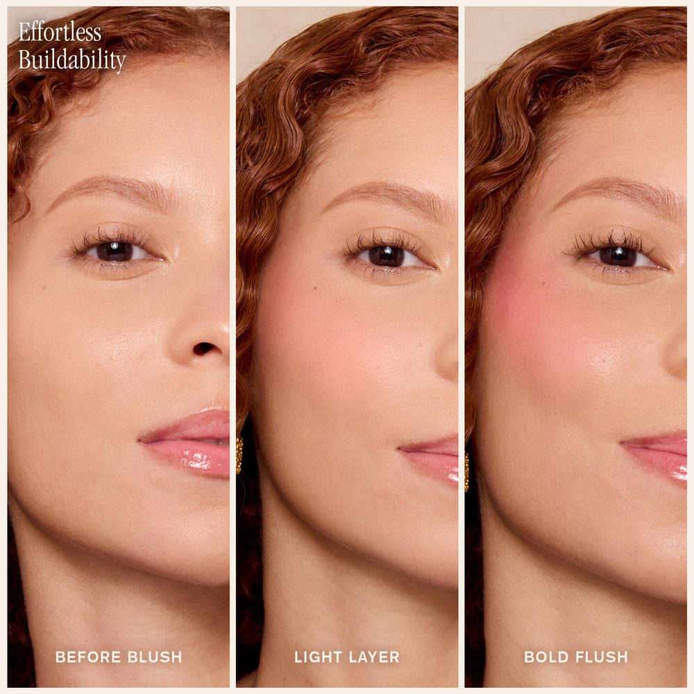 Close-up of Desert Date Multistick Pink Sel texture for dewy finish
