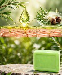 AMIITRY Veloma soap close texture highlighting creamy lather