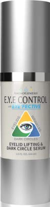 AminoGenesis E.Y.E Control bottle with pump for easy eye-area application.