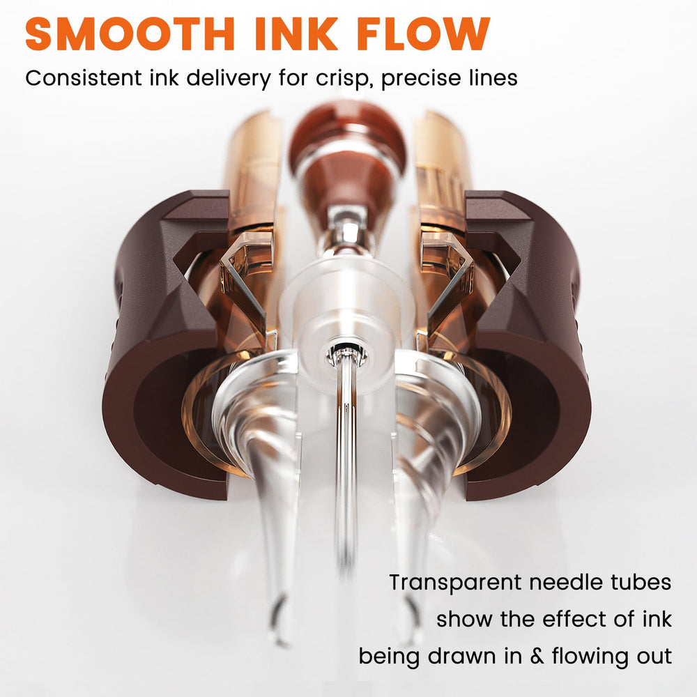 A-minusone 1209RL needle visual supports bold outlines with minimal trauma.