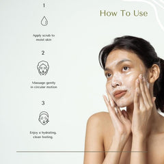 Amira Beauty cucumber facial scrub close-up highlights deep cleansing for pores