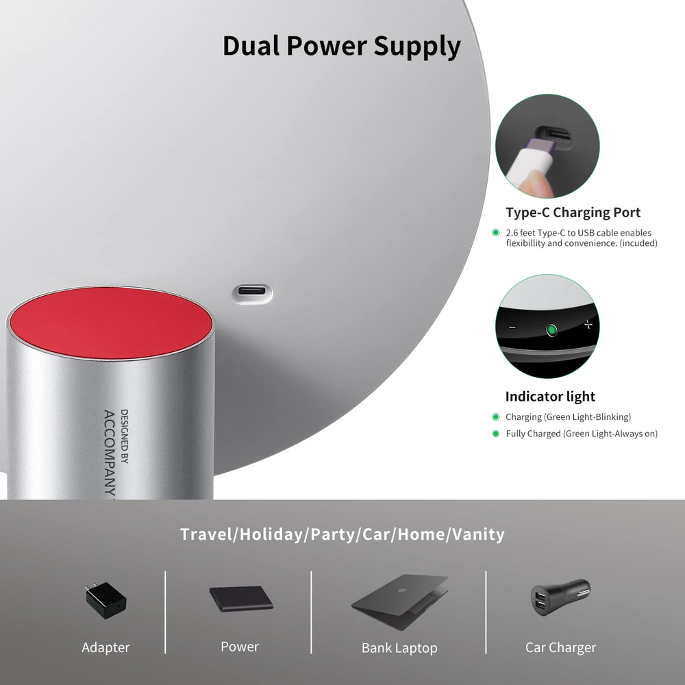 AMIRO USB rechargeable battery enables cordless use anywhere