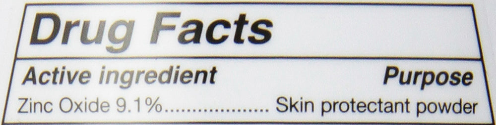 Close-up of Ammens Shower Fresh powder texture and soothing scent