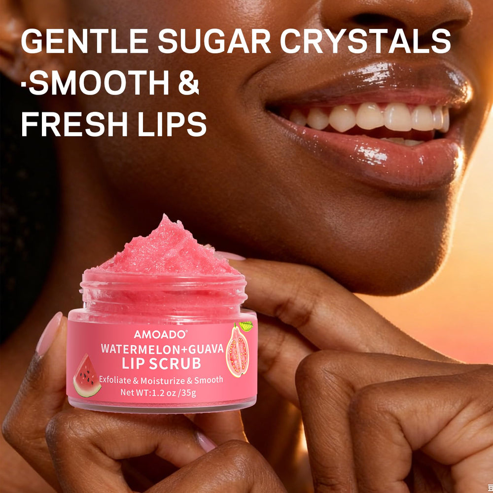 AMOADO Lip scrub rinse: simple removal after treatment.