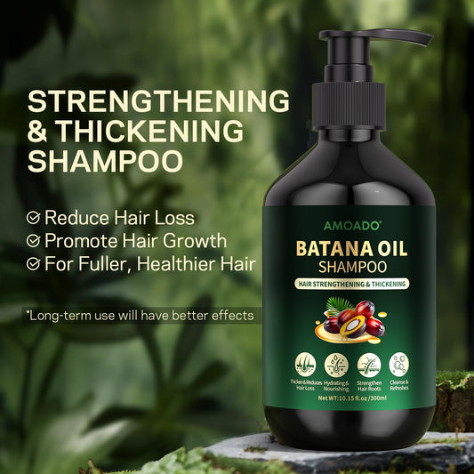 AMOADO rosemary-tea-tree-mint essences close-up conveys refreshing scalp cleanse.