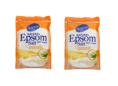 Amoray Care Bath Crystals Lavender; soothing Epsom soak for relaxation and gentle muscle relief.