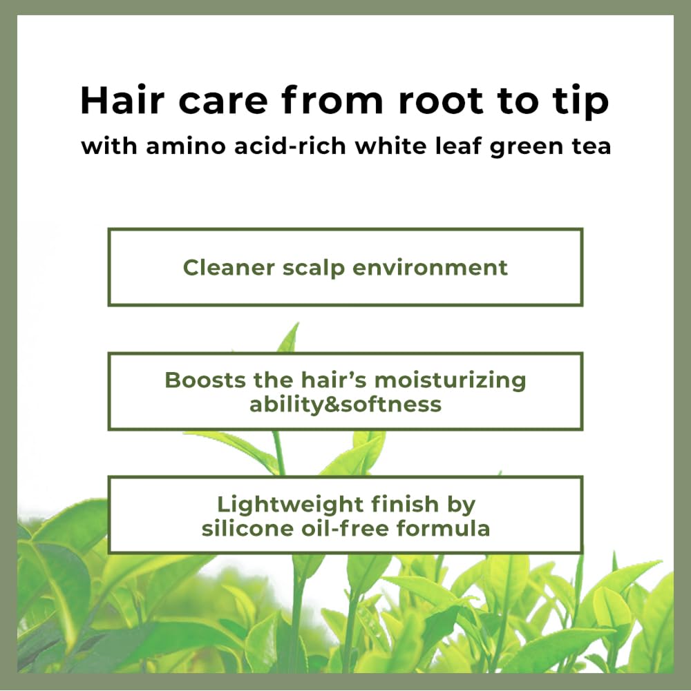 Label highlights silicone-free formula and refreshing scent for everyday use.