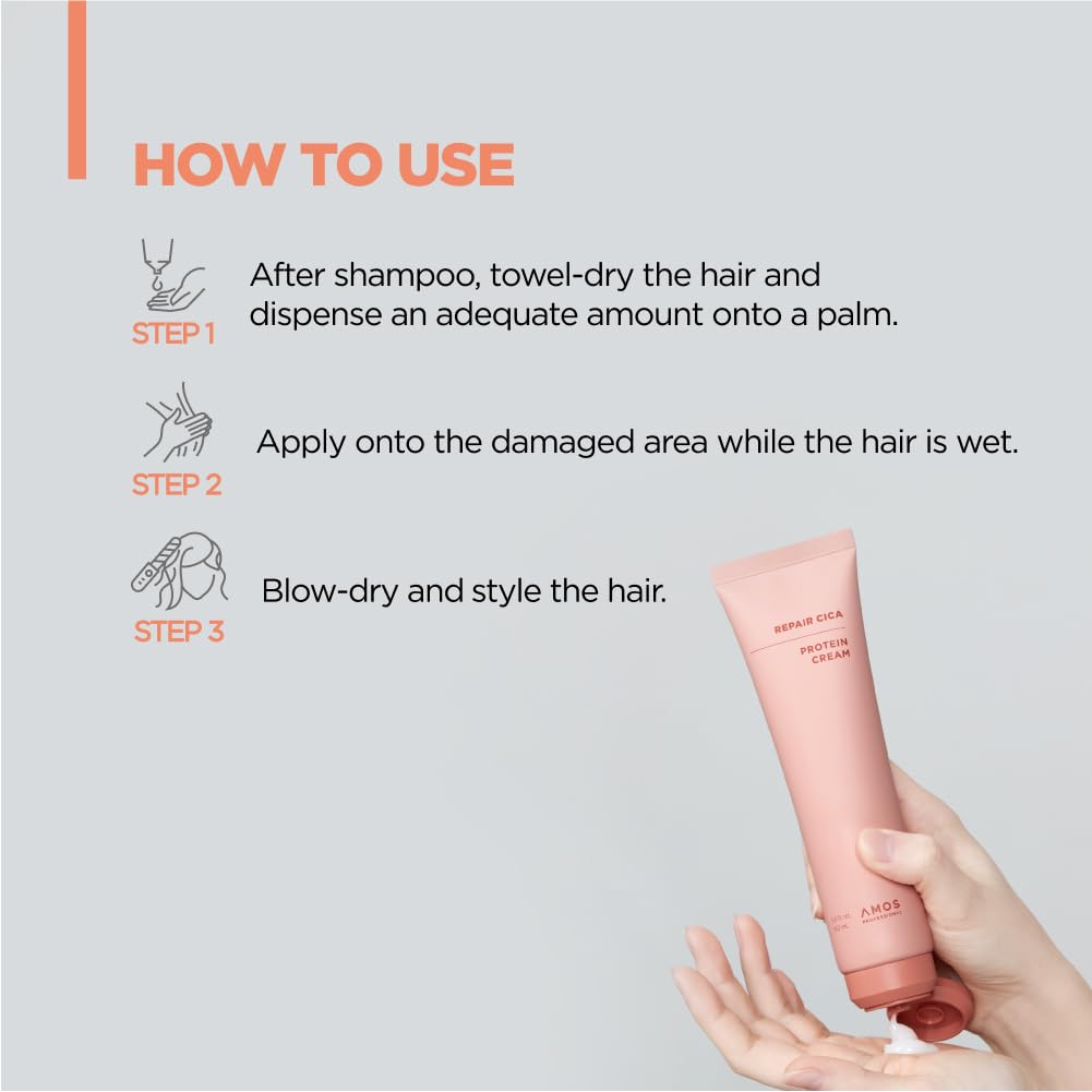Packaging design of AMOS PROFESSIONAL Repair Cica Protein Cream