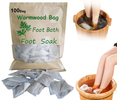 AMTOOCH mugwort foot bath packets ready for a soothing at-home soak