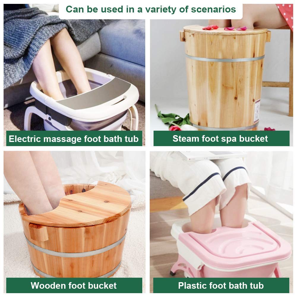 AMTOOCH relaxing foot soak experience after a long day