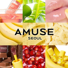 Amuse Seoul Banana Lip Oil ingredient details highlighting peptides and PDRN.