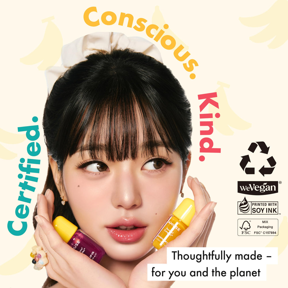 Amuse Seoul Banana Lip Oil banana-derived complex rich in vitamins