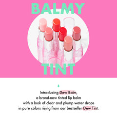 Amuse Seoul Dew Balm 01 Ballerina bottle close-up highlights plant oil formula.