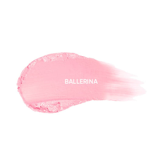 Amuse Seoul Dew Balm 01 Ballerina texture-melt close-up shows a smooth, non sticky finish.