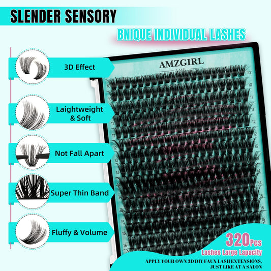 AMZGIRL close-up of mixed 10–16mm clusters showing soft texture benefit