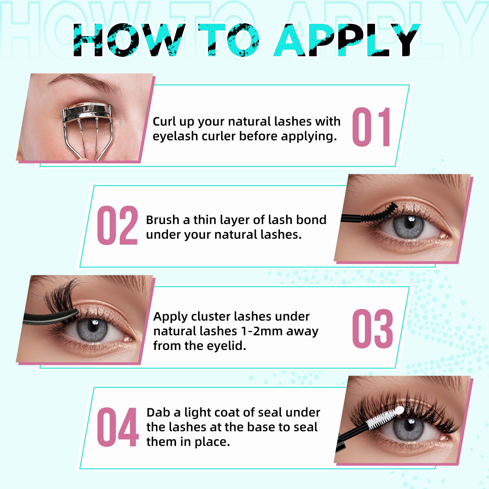 AMZGIRL LASH 3D volume close-up showing dramatic definition