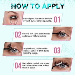 AMZGIRL LASH 3D volume close-up showing dramatic definition