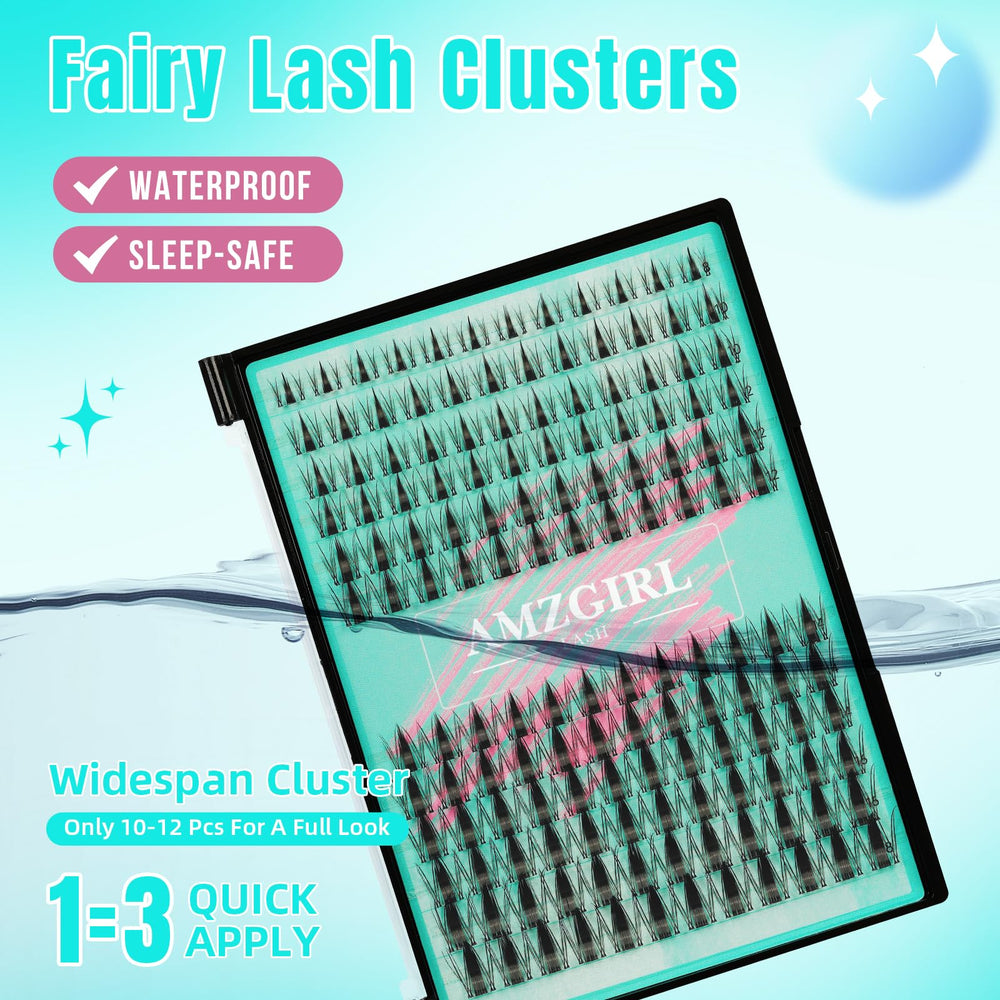 AMZGIRL LASH application photo with tweezers demonstrating precise placement benefit