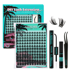 AMZGIRL Fairy Lash Kit packaging showing full travel-ready set