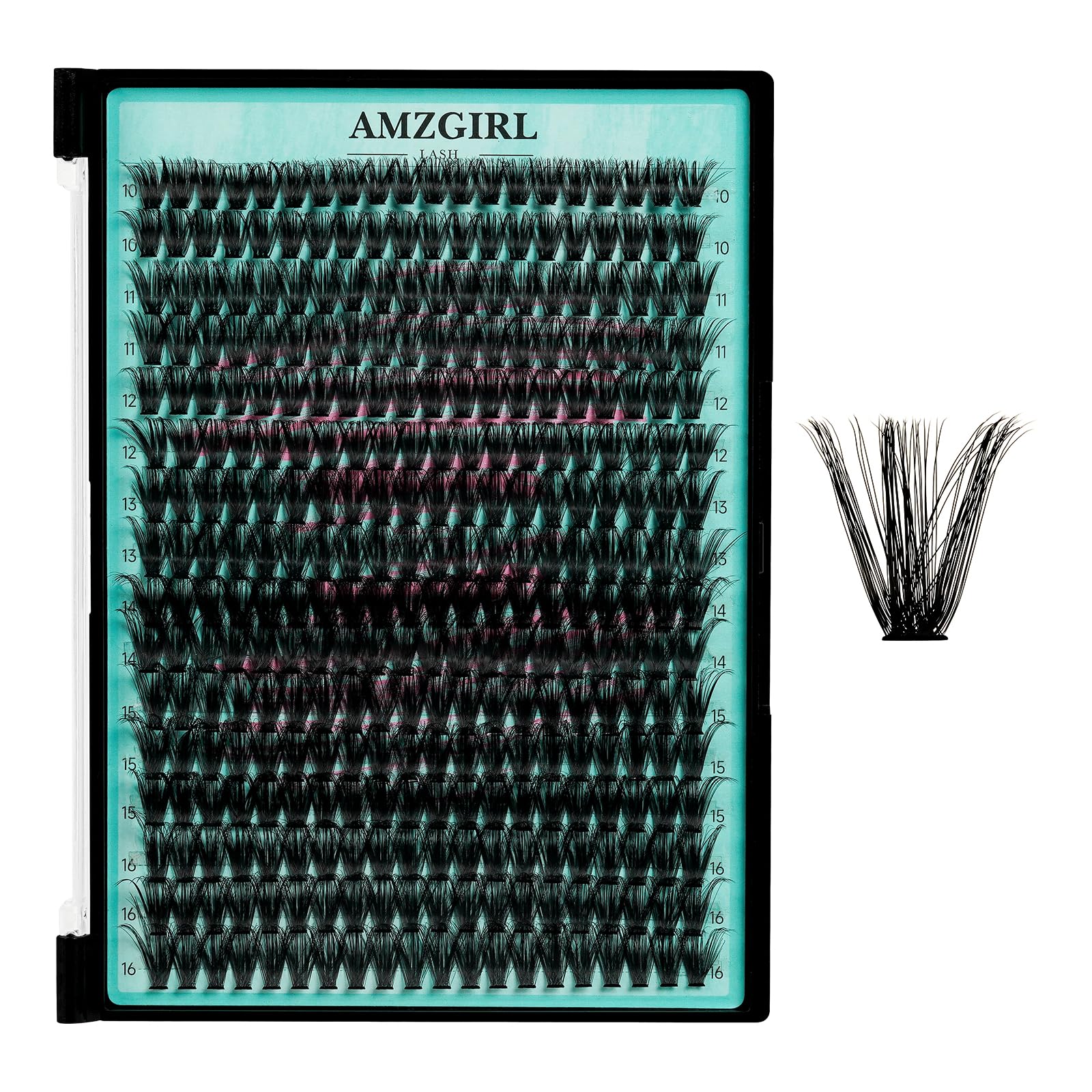 AMZGIRL front packaging showing full fluffy clusters kit for easy styling