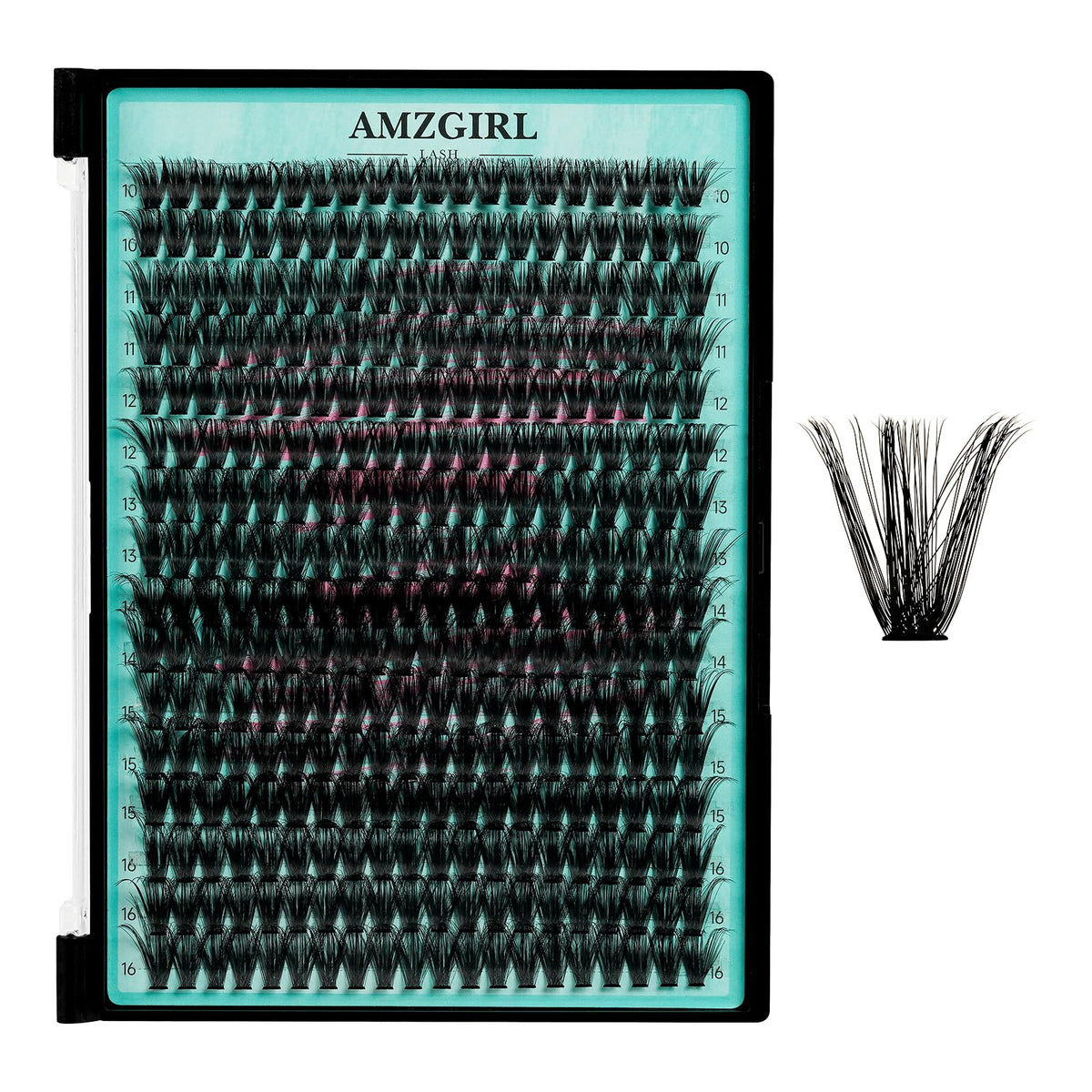 AMZGIRL front packaging showing full fluffy clusters kit for easy styling