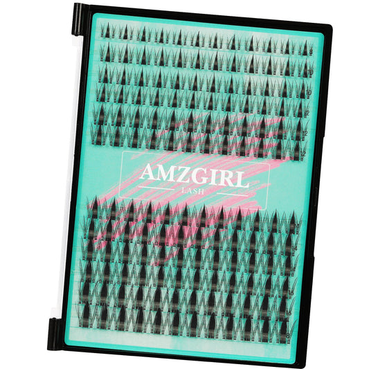 AMZGIRL LASH front packaging showing 144 manga lash clusters and organized layout
