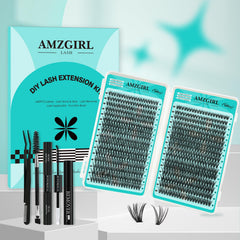 AMZGIRL LASH create versatile eye looks with mixed-length clusters.