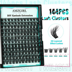 AMZGIRL LASH 3D cluster design for fuller eyes with light feel