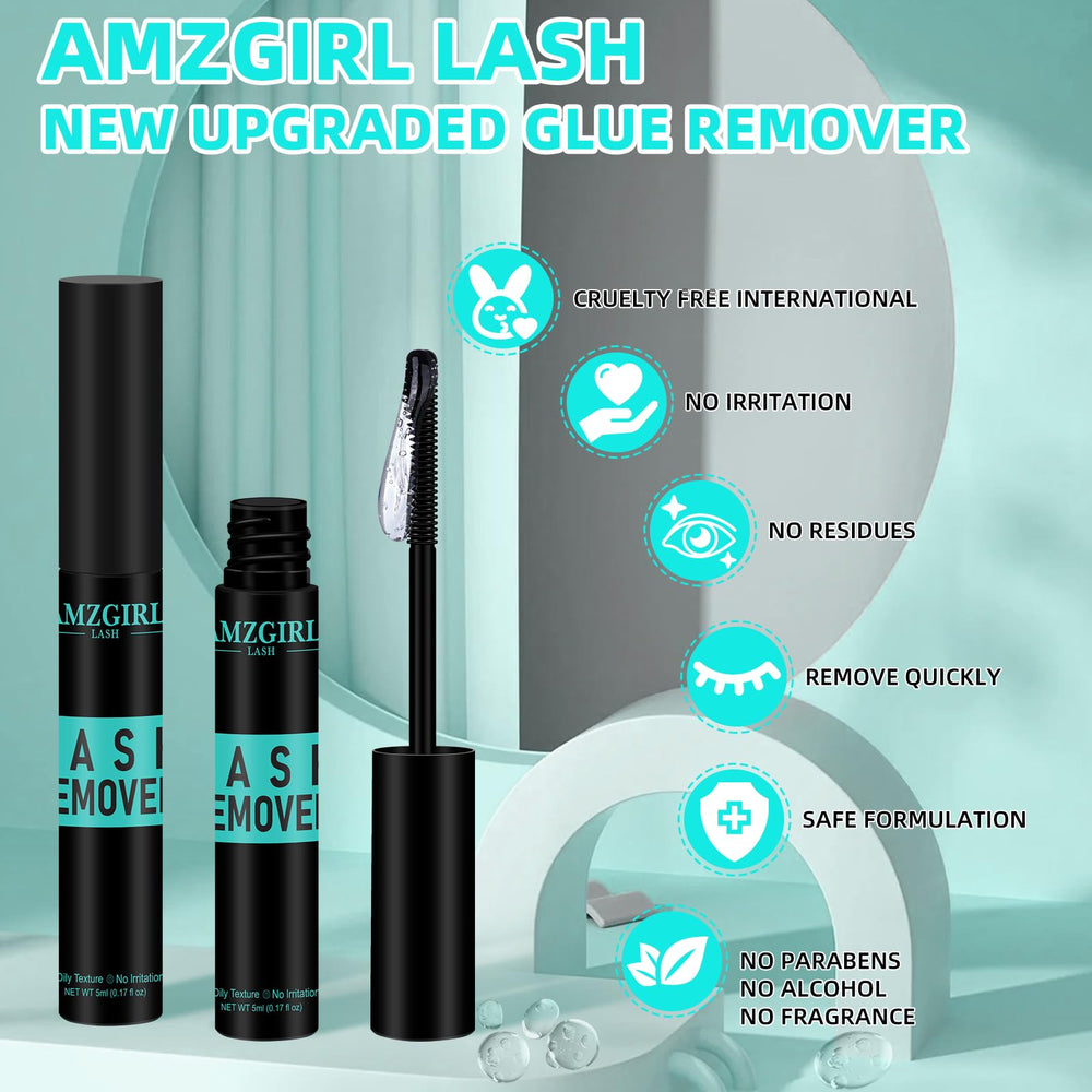 AMZGIRL LASH included applicator brush demonstrating precise removal with less pulling