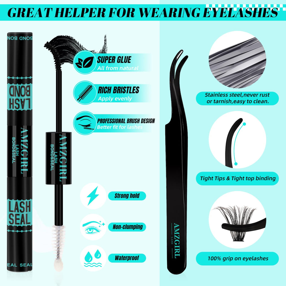 AMZGIRL LASH applicator tool for precise cluster placement