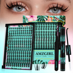 AMZGIRL LASH front packaging showing Autumn Leaves kit benefits