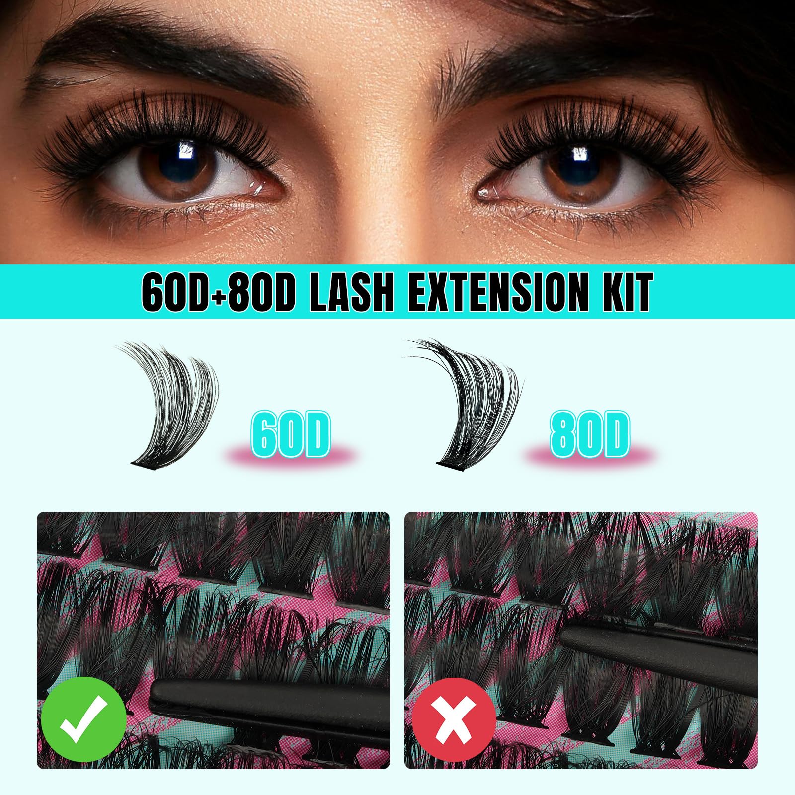 AMZGIRL LASH adhesive bond and seal bottles, provide secure long-lasting hold