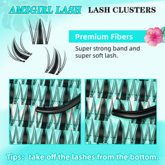 AMZGIRL LASH close-up of shape-memory fibers highlighting softness