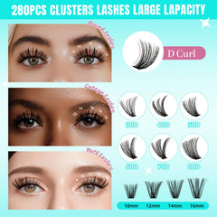 AMZGIRL LASH application on tweezers demonstrating quick, glue-ready cluster placement