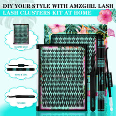 AMZGIRL LASH close-up of cluster fibers showing soft, lightweight texture