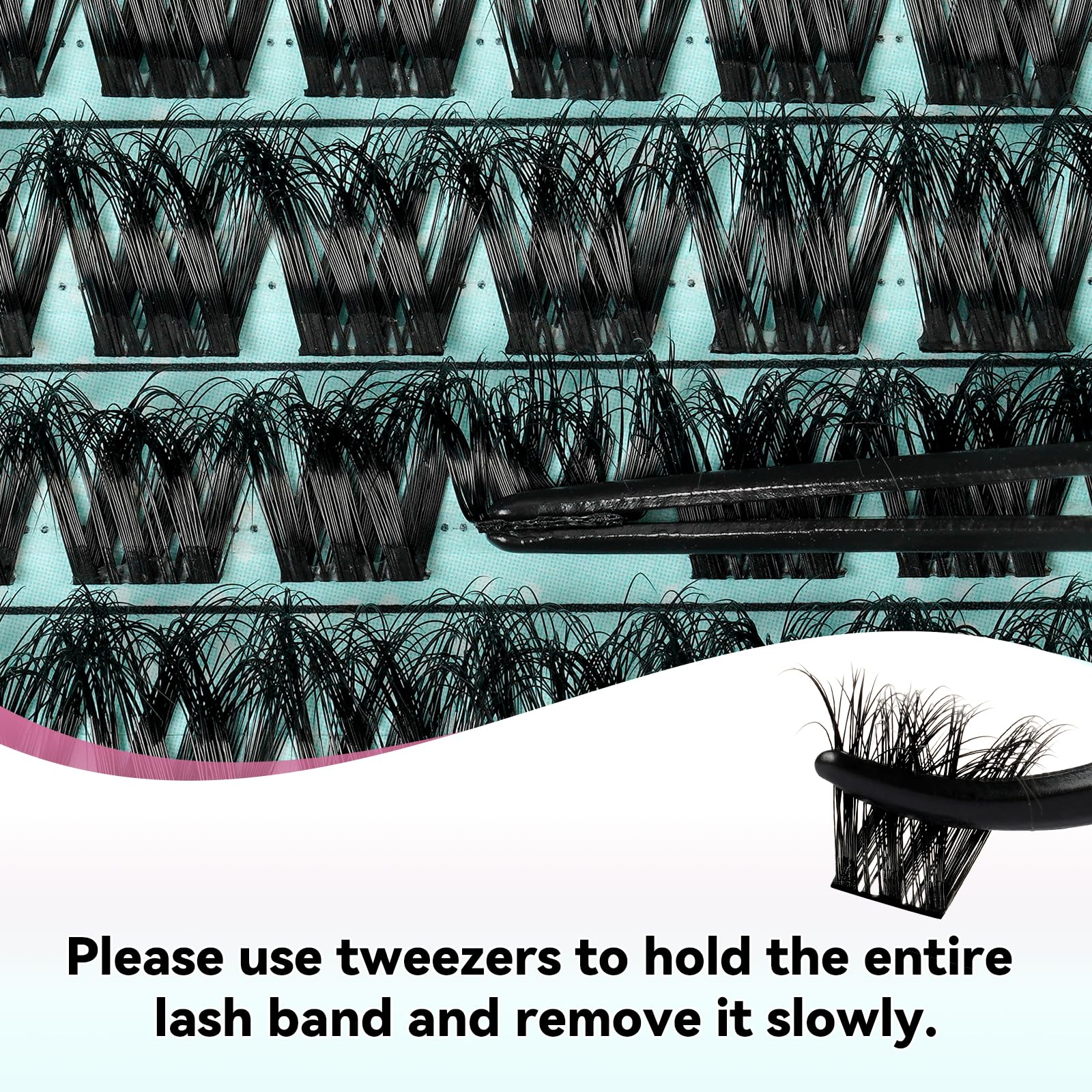 AMZGIRL LASH clusters kit 10–18mm set with mixed lengths