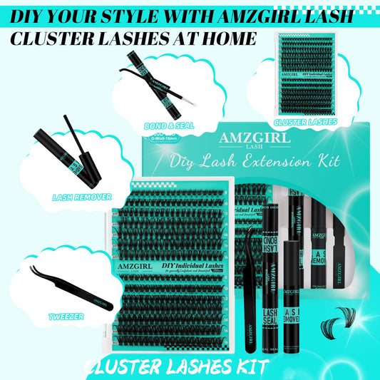 AMZGIRL LASH clusters in 60D and 80D for customizable volume
