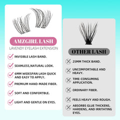 Rendimiento a prueba de agua AMZGIRL LASH para uso diario y actividades.
