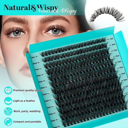 AMZGIRL LASH clusters mix lengths 9-16mm for varied eye looks