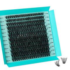 AMZGIRL LASH clusters tray 240pcs for DIY eyelash extensions at home