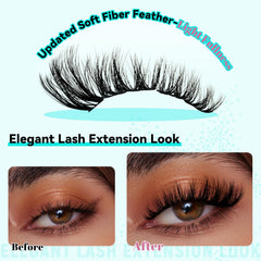 AMZGIRL LASH 10-18mm D-curl clusters for customizable volume
