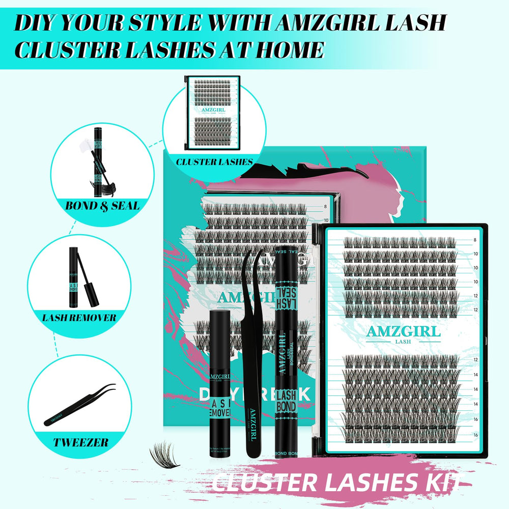 AMZGIRL LASH Daybreak bond and seal shown for secure, long-lasting hold.