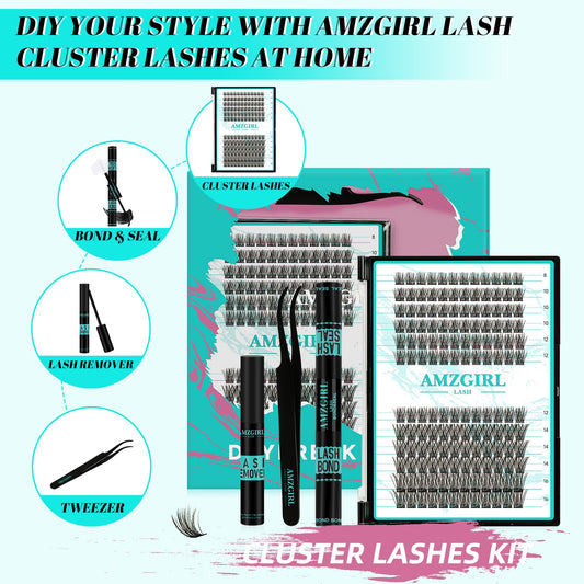 AMZGIRL LASH Daybreak bond and seal shown for secure, long-lasting hold.