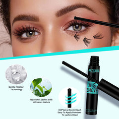 AMZGIRL LASH dropper detail applying precise drops to adhesive points, controlled use