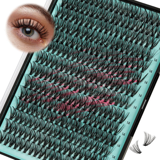 AMZGIRL LASH tray front view showing 280 clusters and convenient packaging benefit