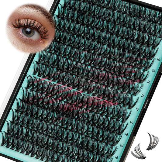 AMZGIRL LASH front tray showing 280 cluster placement and neat packaging benefit of organization