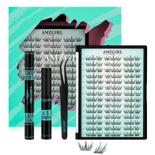 AMZGIRL LASH front packaging showing kit and clusters for quick glam