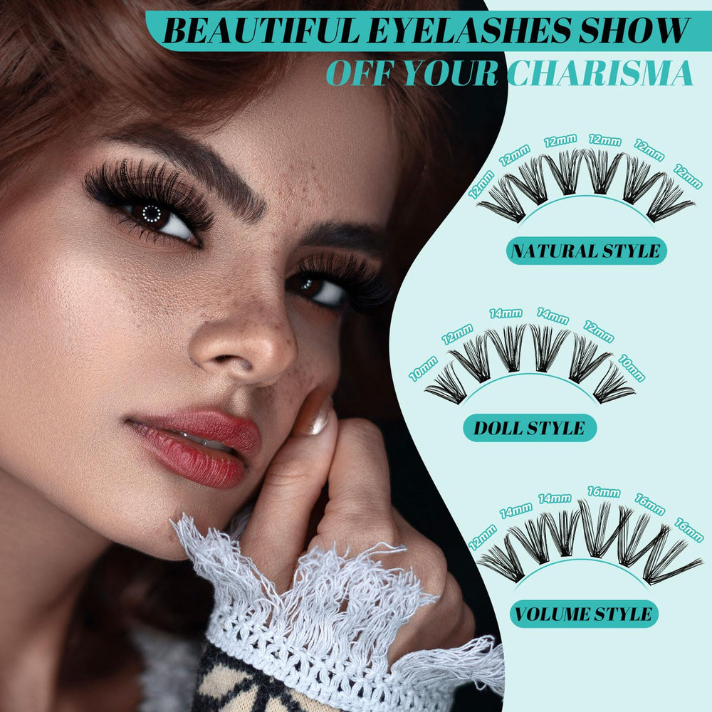 AMZGIRL LASH applied on model eye demonstrating lifted, wispy effect benefit
