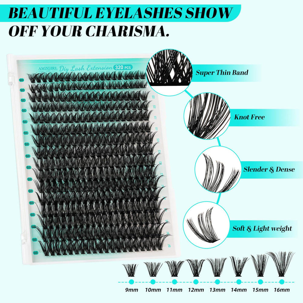 AMZGIRL LASH bond and seal tubes displayed to show gentle waterproof hold