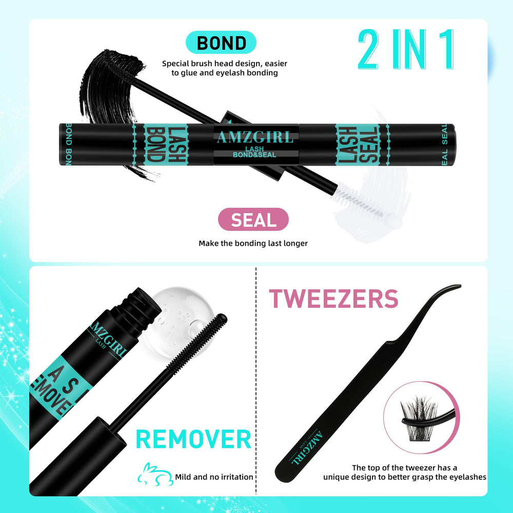 AMZGIRL LASH Lash tweezer enables precise cluster placement.